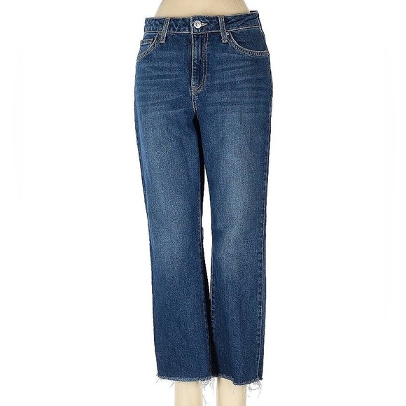 Top Shop High Waist Straight Leg Jeans - Picture 4 of 5